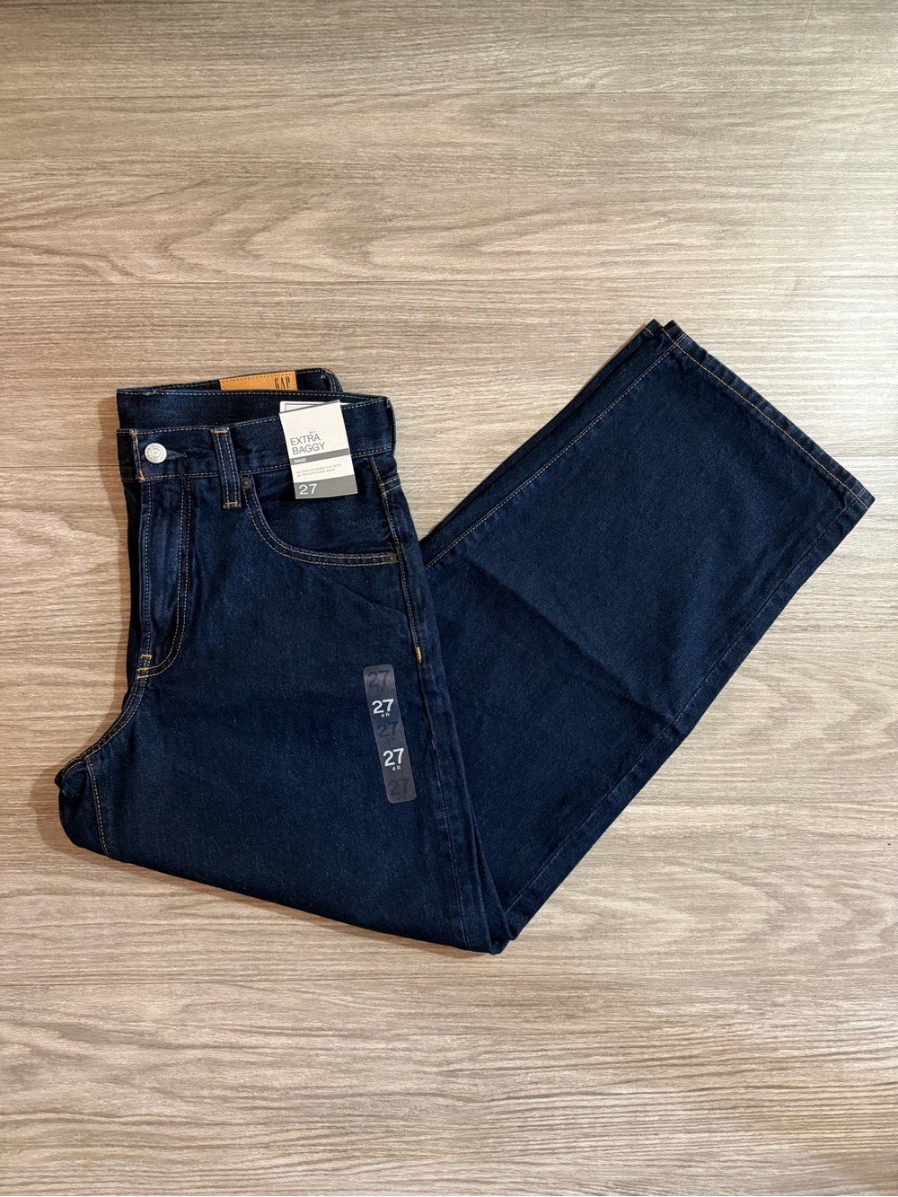 The Hailey Extra Baggy Jean Midnight Indigo Size 27 Regular NWT